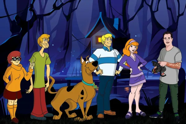 Custom Scooby Doo Custom Portrait with the gang