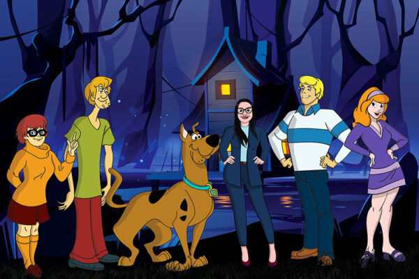 Custom Scooby Doo Custom Portrait with the gang