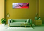 US Enterprise-D in Celestial Nebula Wall art: Created Digitally and printed on High Quality Acrylic | Spaceship Painting for Sci-Fi Enthusiasts