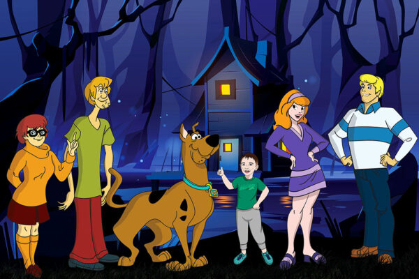 Custom Scooby Doo Custom Portrait with the gang