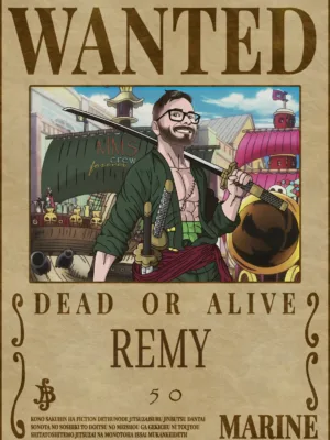 Custom One Piece Wanted Poster from photo | Custom Pirate Wanted Poster