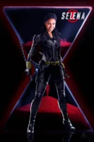 Custom Black Widow Portrait, Custom Superhero Portrait