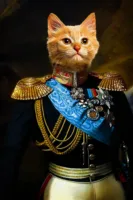 Custom Cat Portrait in Renaissance Style Painting | Custom Pet Portrait | Gift for Pet Lovers