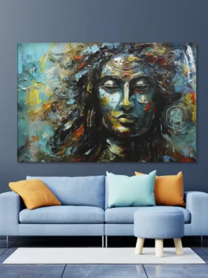 Lord Shiva Painting on Canvas